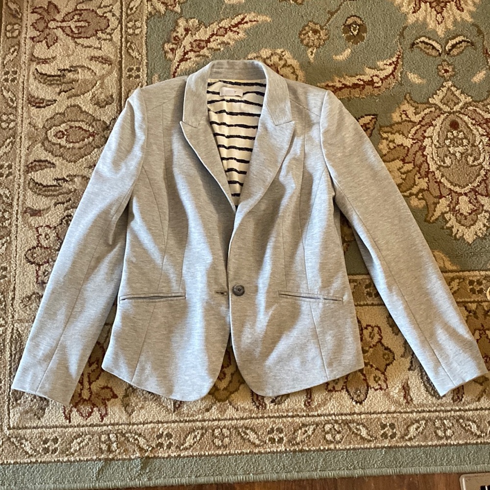 Loft Womens blazer grey, size 8
